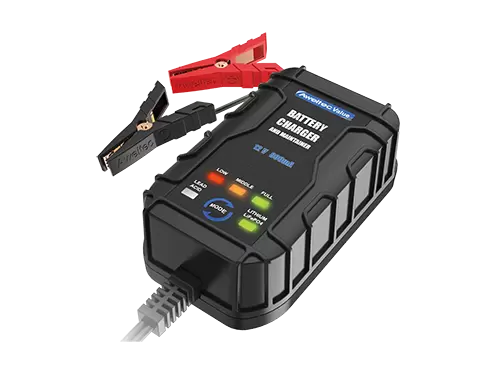 Aweltec 800mA شاحن البطارية الذكي 12 فولت لصيانة الرصاص الحمضية والليثيوم